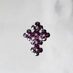  - Brooch Theonie -  - Laiton argenté